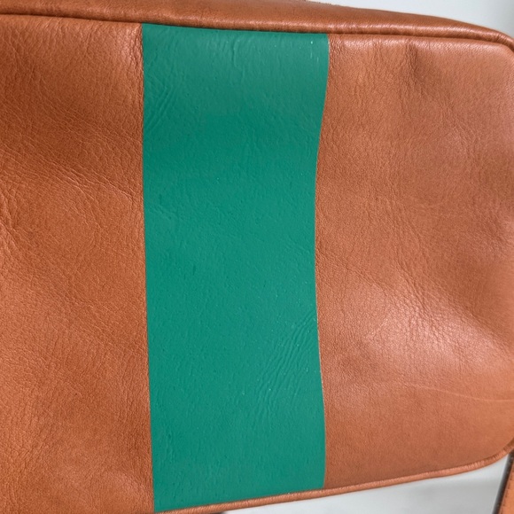 Clare V. Midi Sac Bag Green and Tan Color - Picture 14 of 16